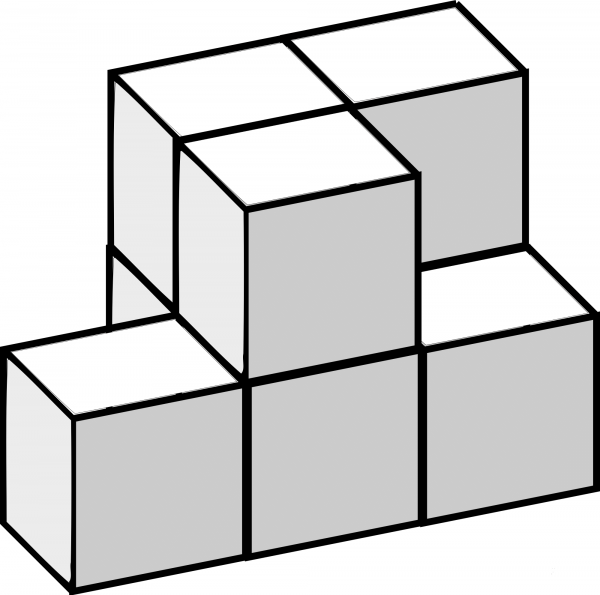 Soma Cubes coloring page image