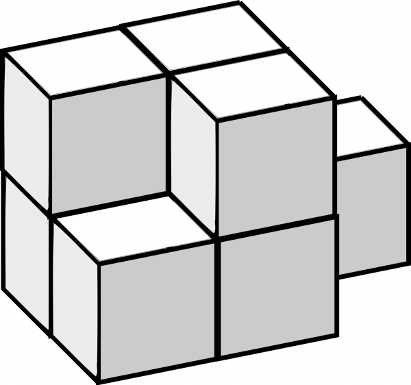 Soma Cubes coloring page image