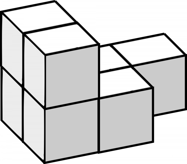 Soma Cubes coloring page image