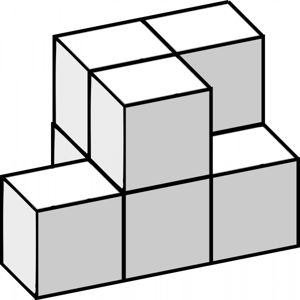 Soma Cubes coloring page image