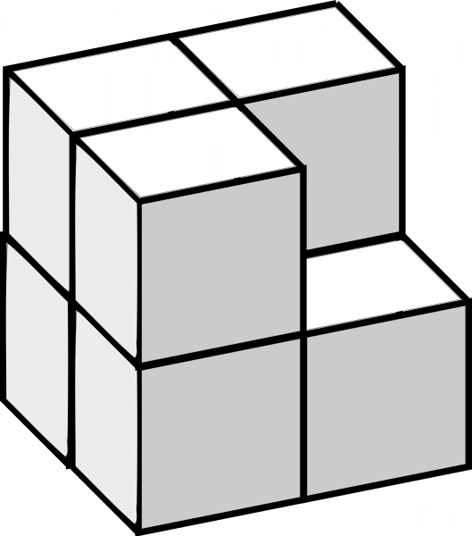 Soma Cubes coloring page image