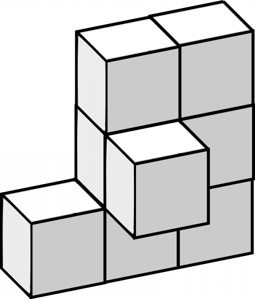 Soma Cubes coloring page image