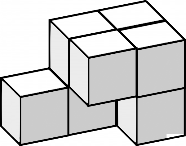 Soma Cubes coloring page image