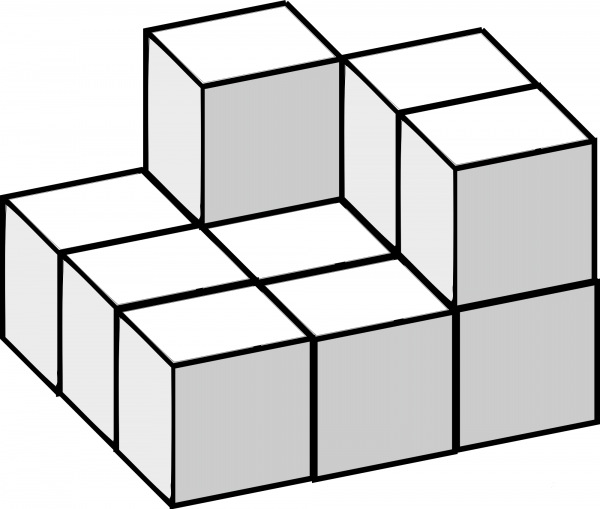 Soma Cubes coloring page image