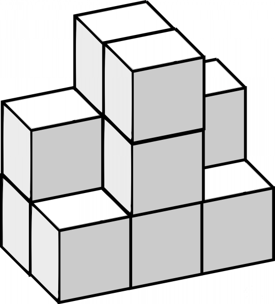 Soma Cubes coloring page image