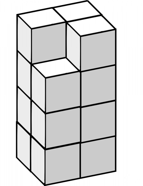 Soma Cubes coloring page image