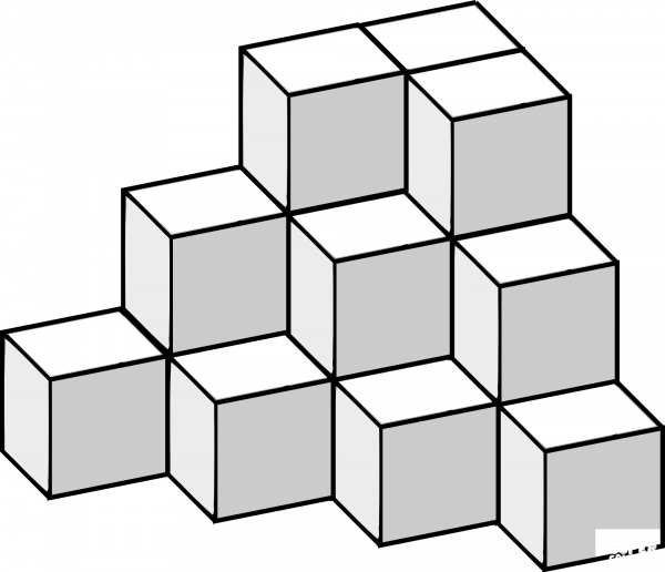 Soma Cubes coloring page image
