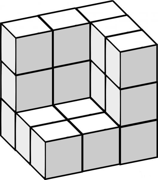 Soma Cubes coloring page image