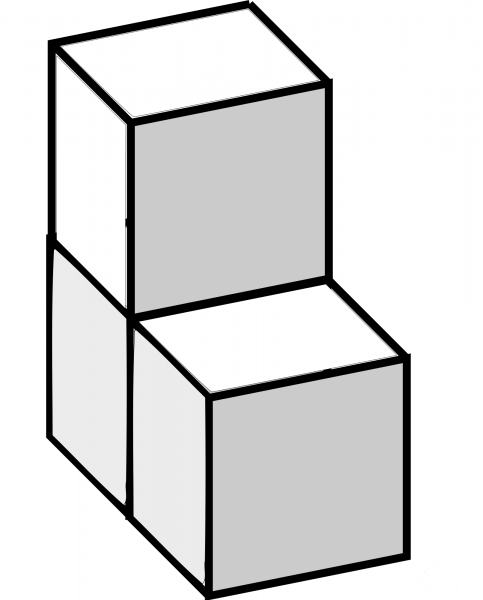 Soma Cubes coloring page image