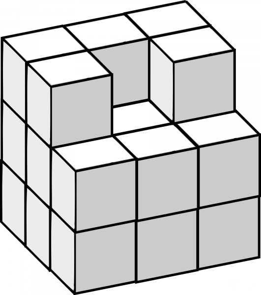 Soma Cubes coloring page image