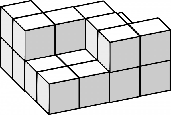Soma Cubes coloring page image