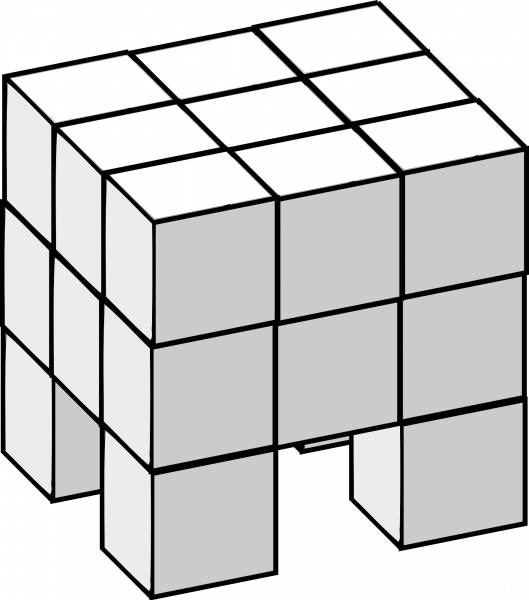Soma Cubes coloring page image