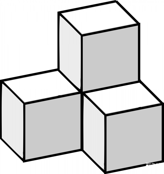 Soma Cubes coloring page image