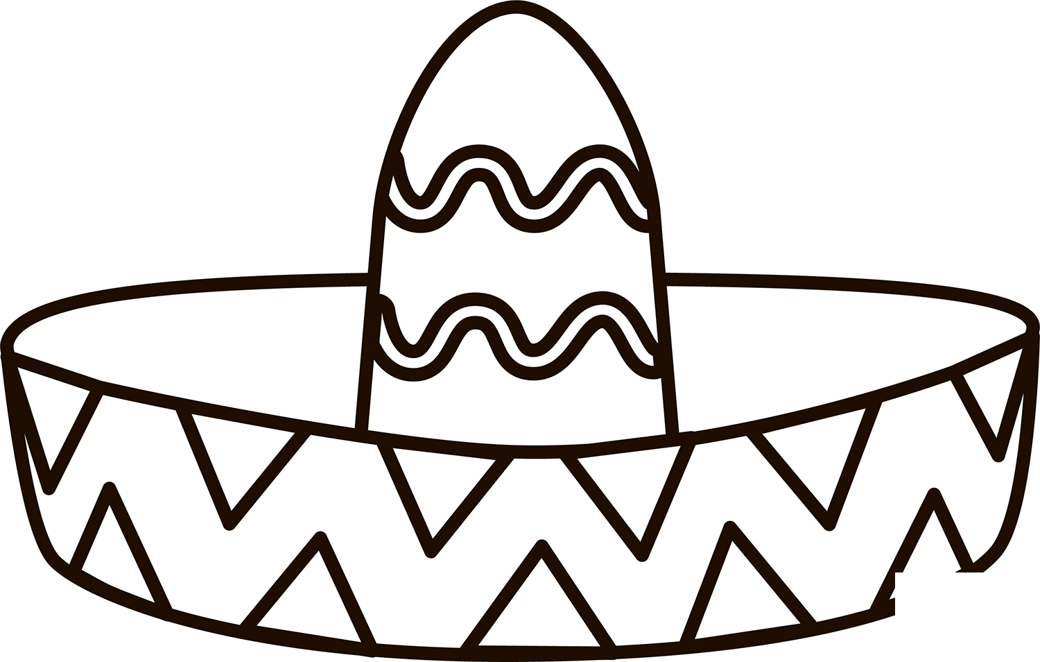 Sombrero coloring page - ColouringPages