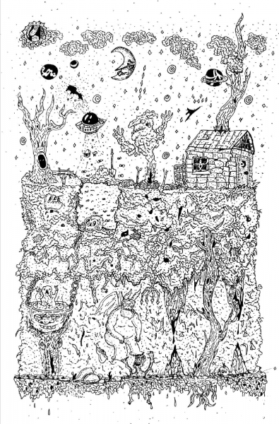 Something Old by Kris Man coloring page image