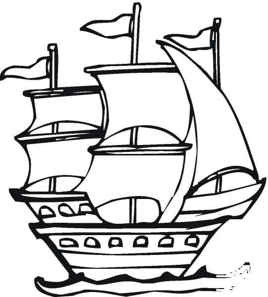 Spanish Expedition  coloring page image