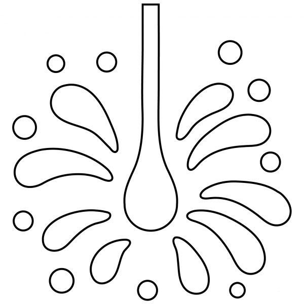Sparkler Emoji coloring page image