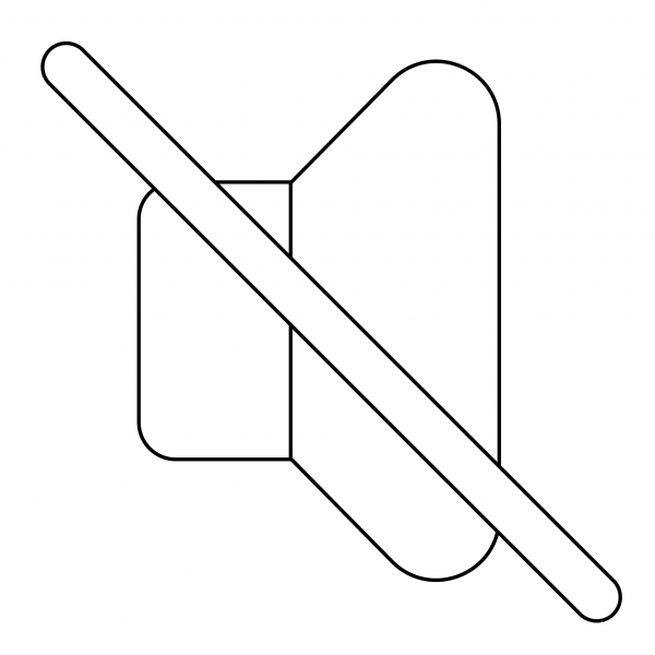 Speaker Cancellation Emoji coloring page image