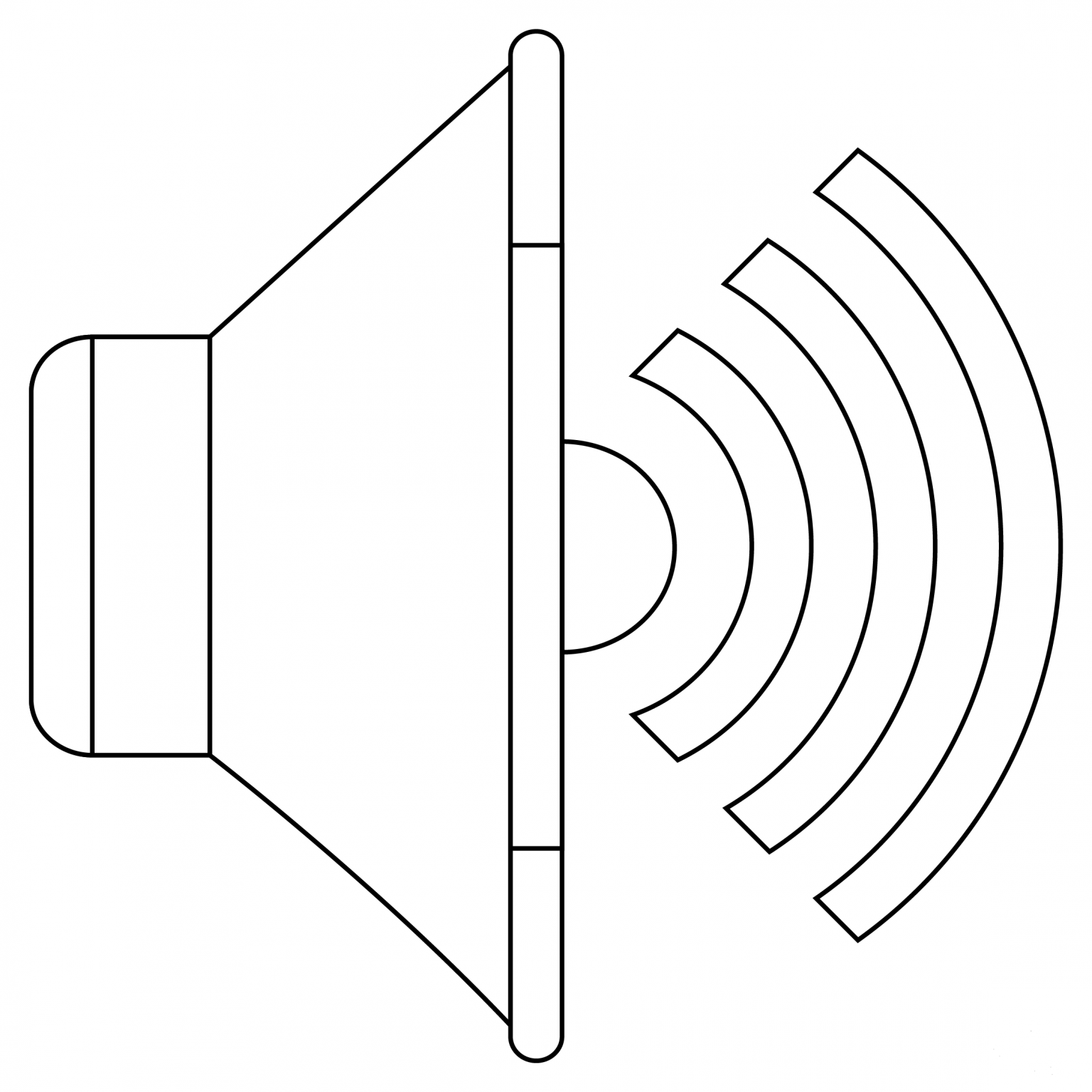 Sound System Coloring Speaker High Volume coloring page - ColouringPages