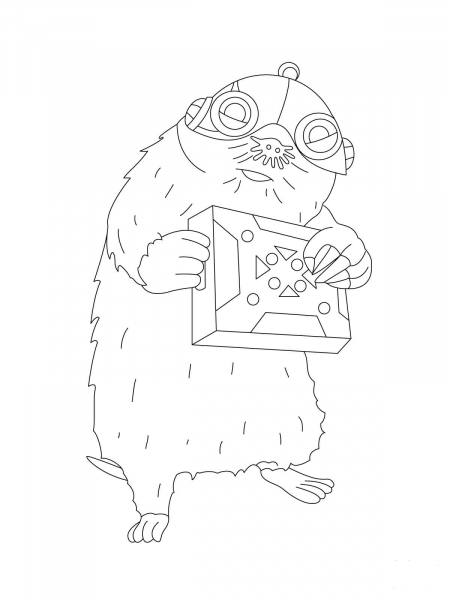 Speckles  coloring page image