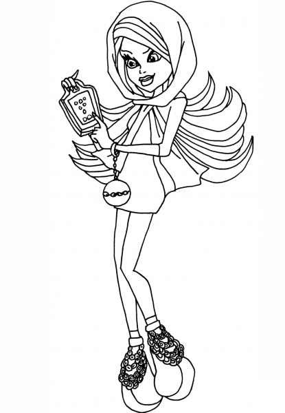 Spectra Maul Session coloring page image