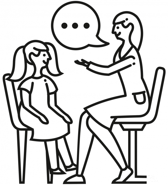 Speech Therapist coloring page image