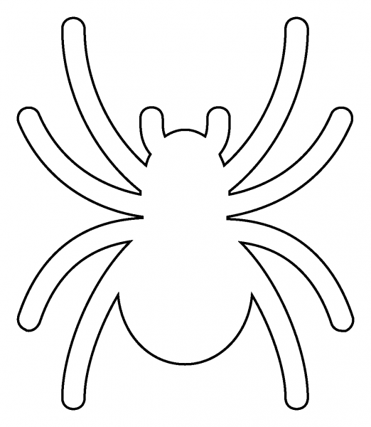 Spider Emoji coloring page image