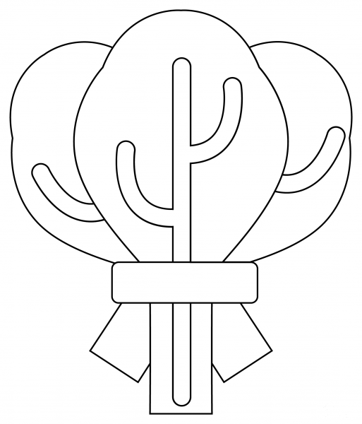 Spinach coloring page image