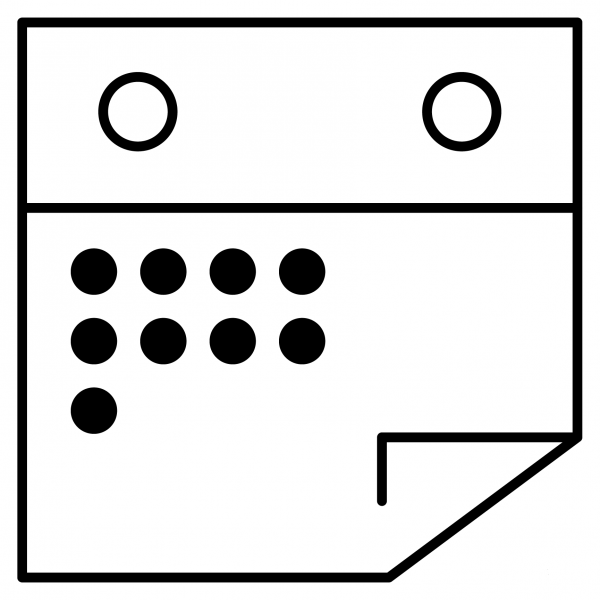 Spiral Calendar Emoji coloring page image