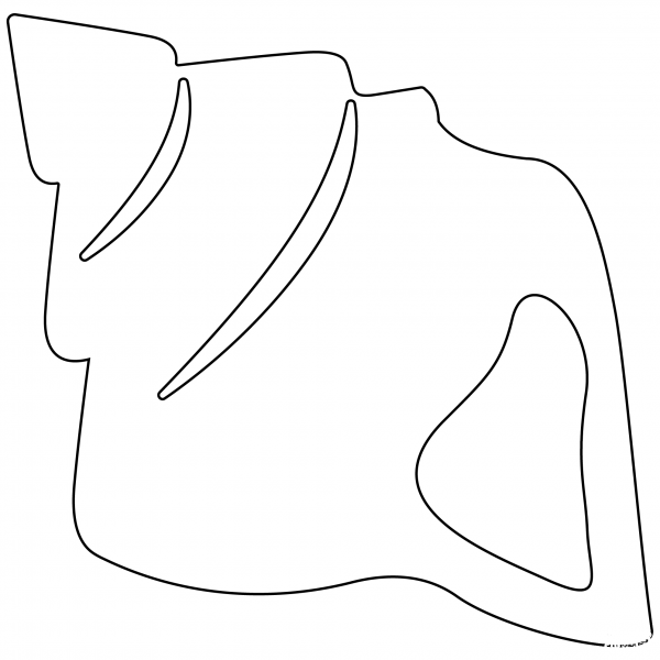Spiral Shell Emoji coloring page image