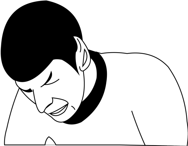 Spock coloring page image