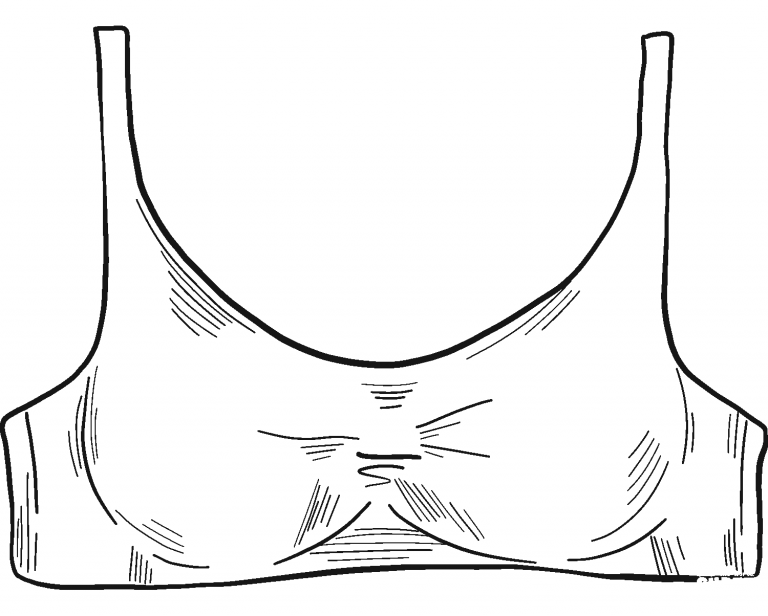 Sport Bra coloring page - ColouringPages