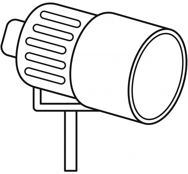 Spotlight coloring page image