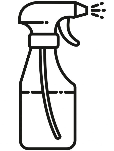 Spray Bottle coloring page image