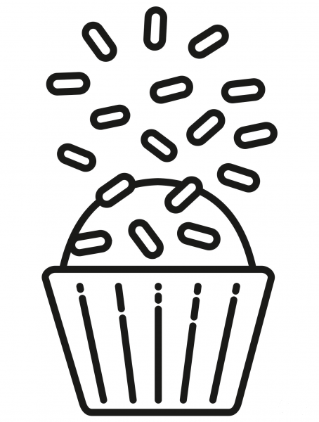 Sprinkles coloring page image