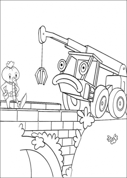 Spud And Lofty  coloring page image