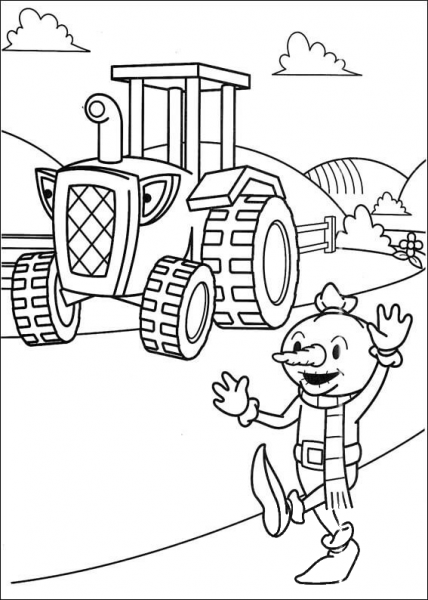 Spud And Packer  coloring page image