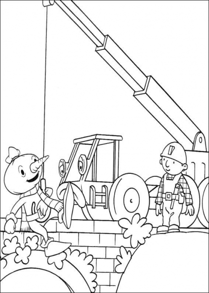 Spud Bob And Lofty  coloring page image