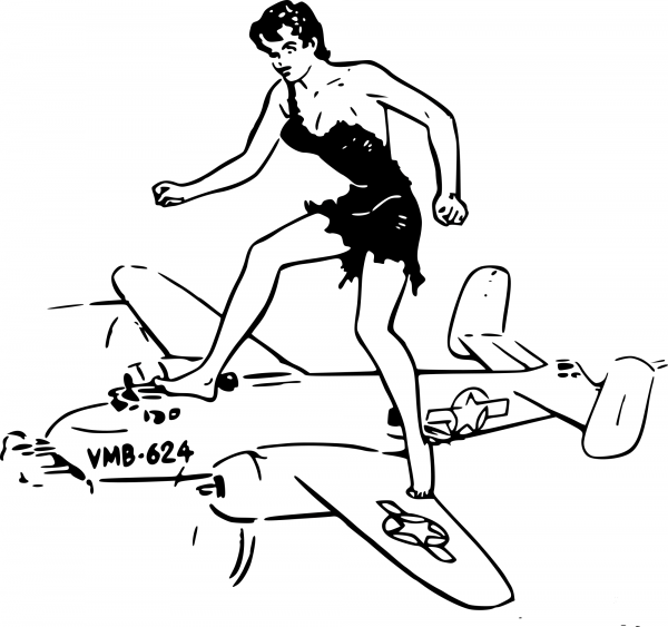 Squadron Logo for Vmtb 624 coloring page image