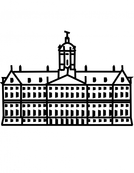 Stadhuis Van Rotterdam coloring page image