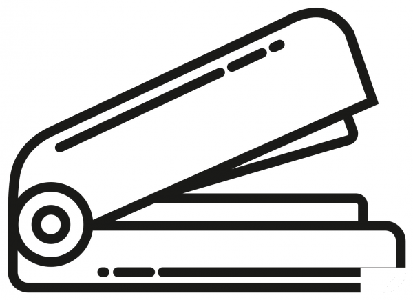 Stapler coloring page image