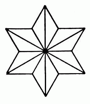 Star coloring page image