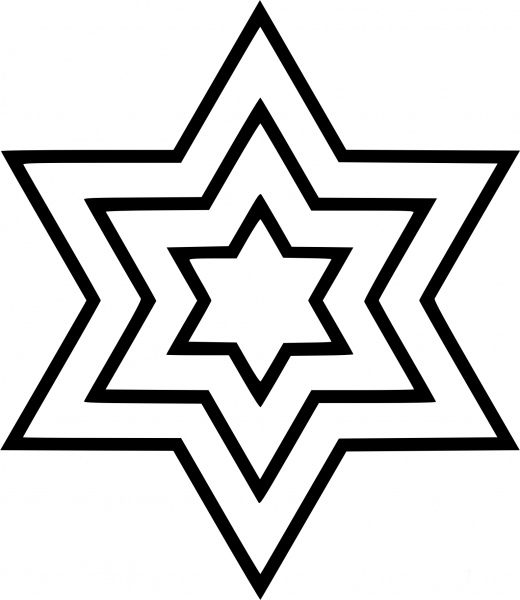 Stars coloring page image