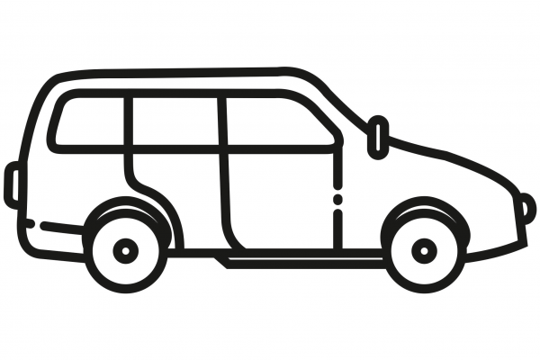 Station Wagon coloring page image