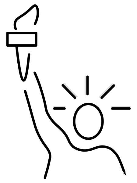 Statue of Liberty Emoji coloring page image