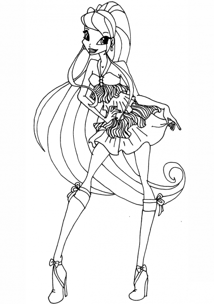 Stella Season 5 coloring page image