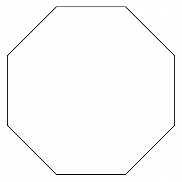 Stop Sign Emoji coloring page image
