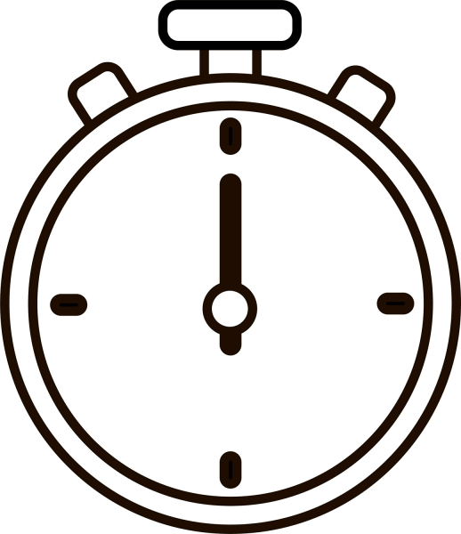 Stop Watch coloring page image