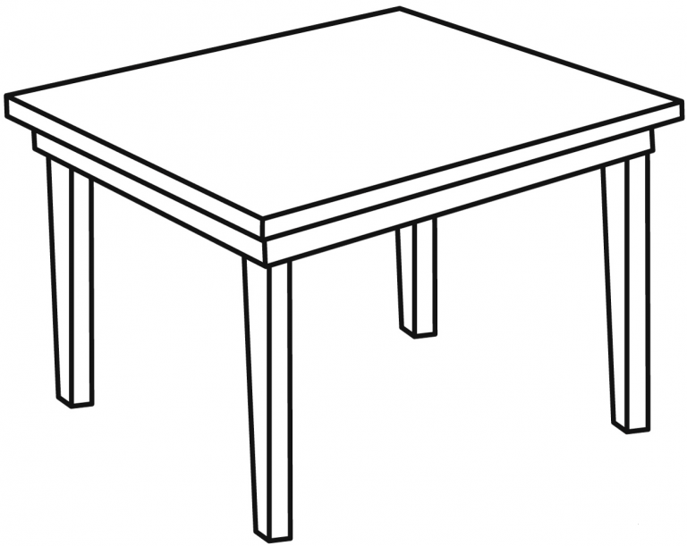 Student Desk coloring page - ColouringPages