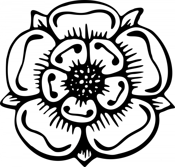 Stylised Flower coloring page image